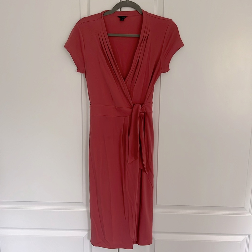 Pink Ann Taylor Wrap Dress